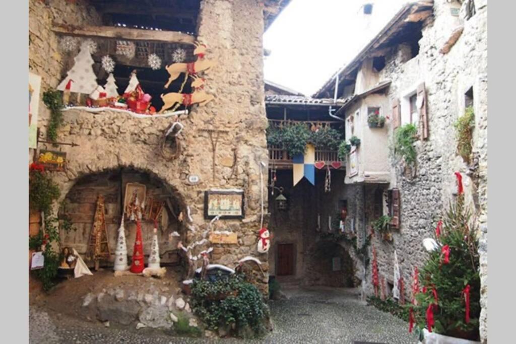 Ca' Berti Appartamento Con Terrazza Ville Del Monte Tenno Kültér fotó